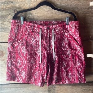 Patagonia Island Hemp Shorts - Red Floral